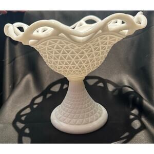 Vintage Milk Glass Dish